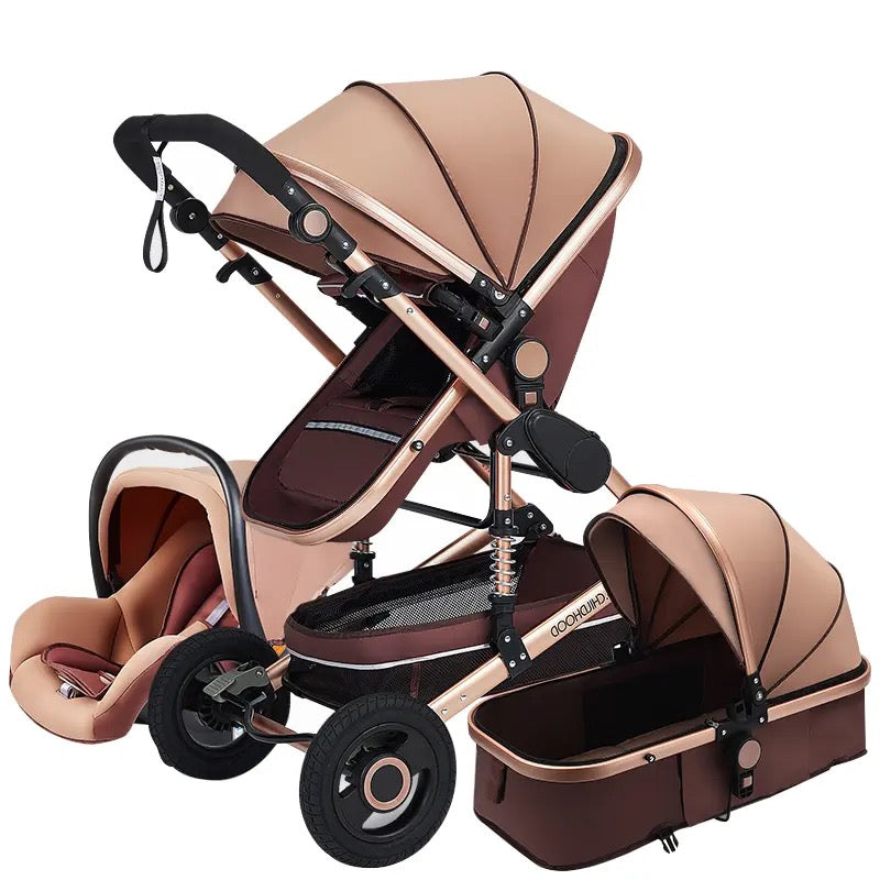 Luxury 4 Piece Buggy Set Multi Function Pram Set Up To 3 Years My Baby Bliss