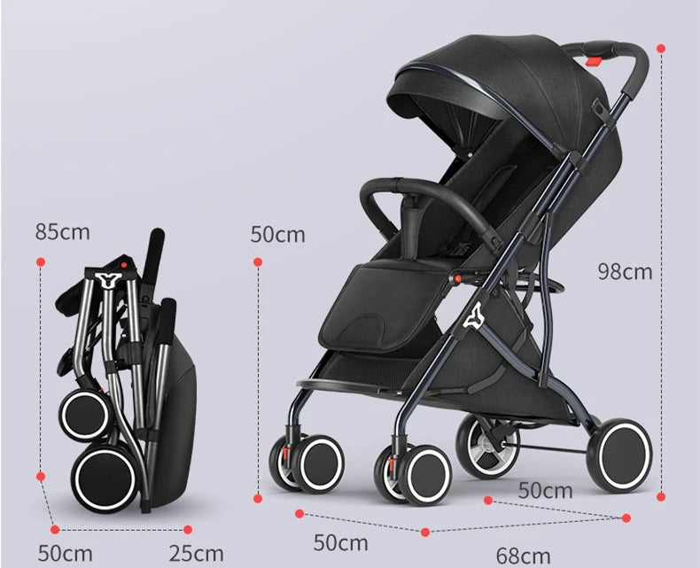 Fold Go Travel Stroller Lightweight Toddler Stroller Toddler Buggy My Baby Bliss